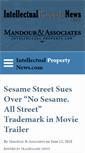 Mobile Screenshot of intellectualpropertynews.com